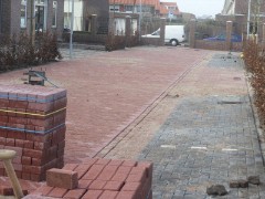 straat aanleggen